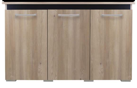 Aqua One Cabinet Only - 120w x4 5d x 55cm Nash Oak With Black