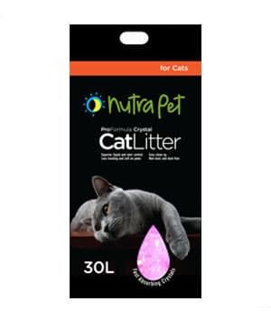 Nutrapet Cat Litter Silica Gel 30L 20KGS- Scented Orange- SOLD PER BOX
