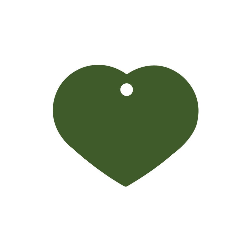 Imarc Pet Tag Heart L Green