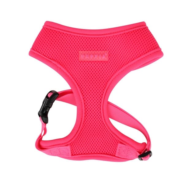 PUPPIA NEON SOFT HARNESS A PINK L Neck 14.2" Chest 19.3-26.8"