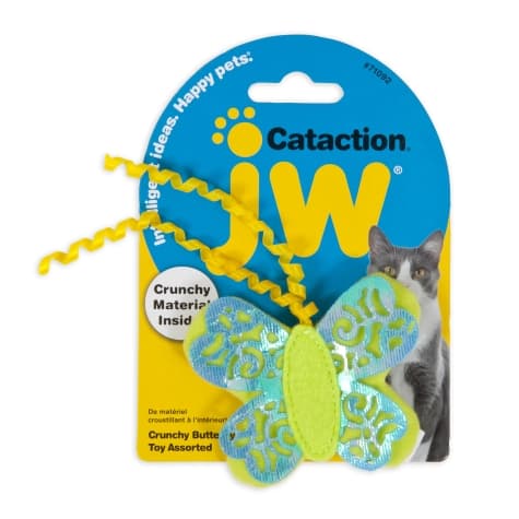 Petmate Jw Cataction Crunchy Butterfly (Old Stock – visible age/cosmetic wear)