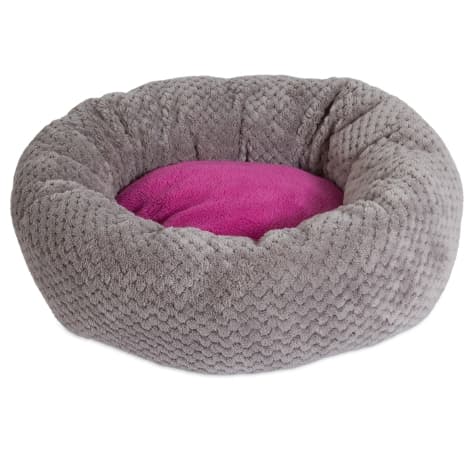 Petmate Jackson Galaxy 18" Deluxe Donut Bed - Gray/Pink