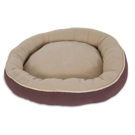 Petmate Aspen Pet 18" Round Bed With Eliptical Bolster Sss