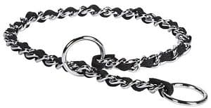 Petmate Comfort Chain Dog Collar 3Mm X 24" Black