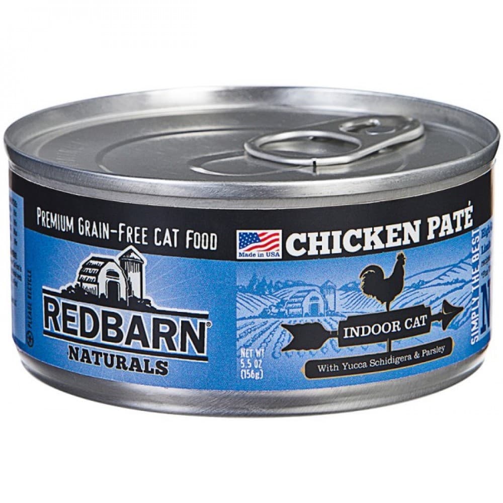 RedBarn Natural Grain-Free Chicken Indoor Recipe Cat Pate 5.5oz