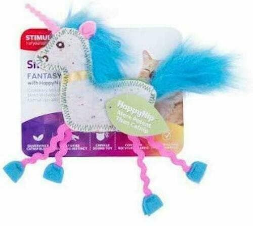 SmartyKat® Fantasy Frenzy™ Crinkle Unicorn Catnip and Silvervine Cat Toy