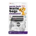 Petkin Germ-Lock Waste Bags - 60ct with dispenser