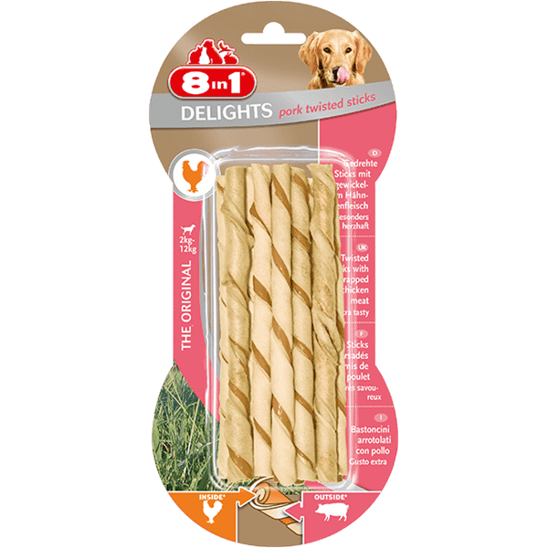 8in1 DELIGHTS pork twisted 10pcs