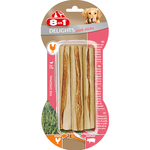 8in1 DELIGHTS pork sticks 3pcs