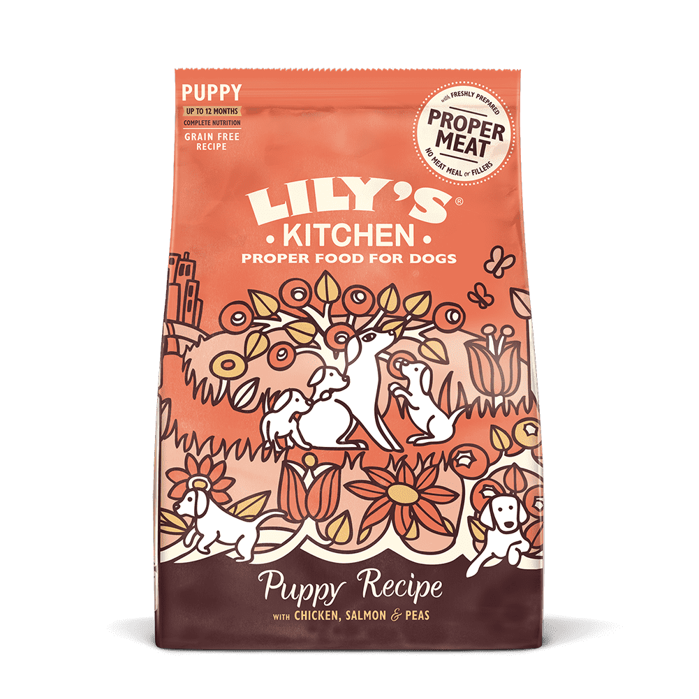 Lily's Kitchen Puppy Recipe with Chicken, Salmon & Peas Dry Food (2.5kg)