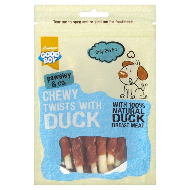 Armitage Chewy Duck Twists - 90g