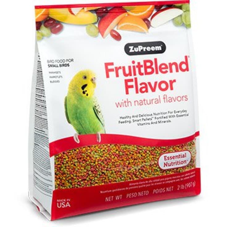 Zupreem Fruitblend Flavor For Small Birds 2Lb (0.91Kg)