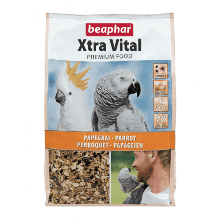 Beaphar XtraVital Parrot Feed 2.5kg (new formula)