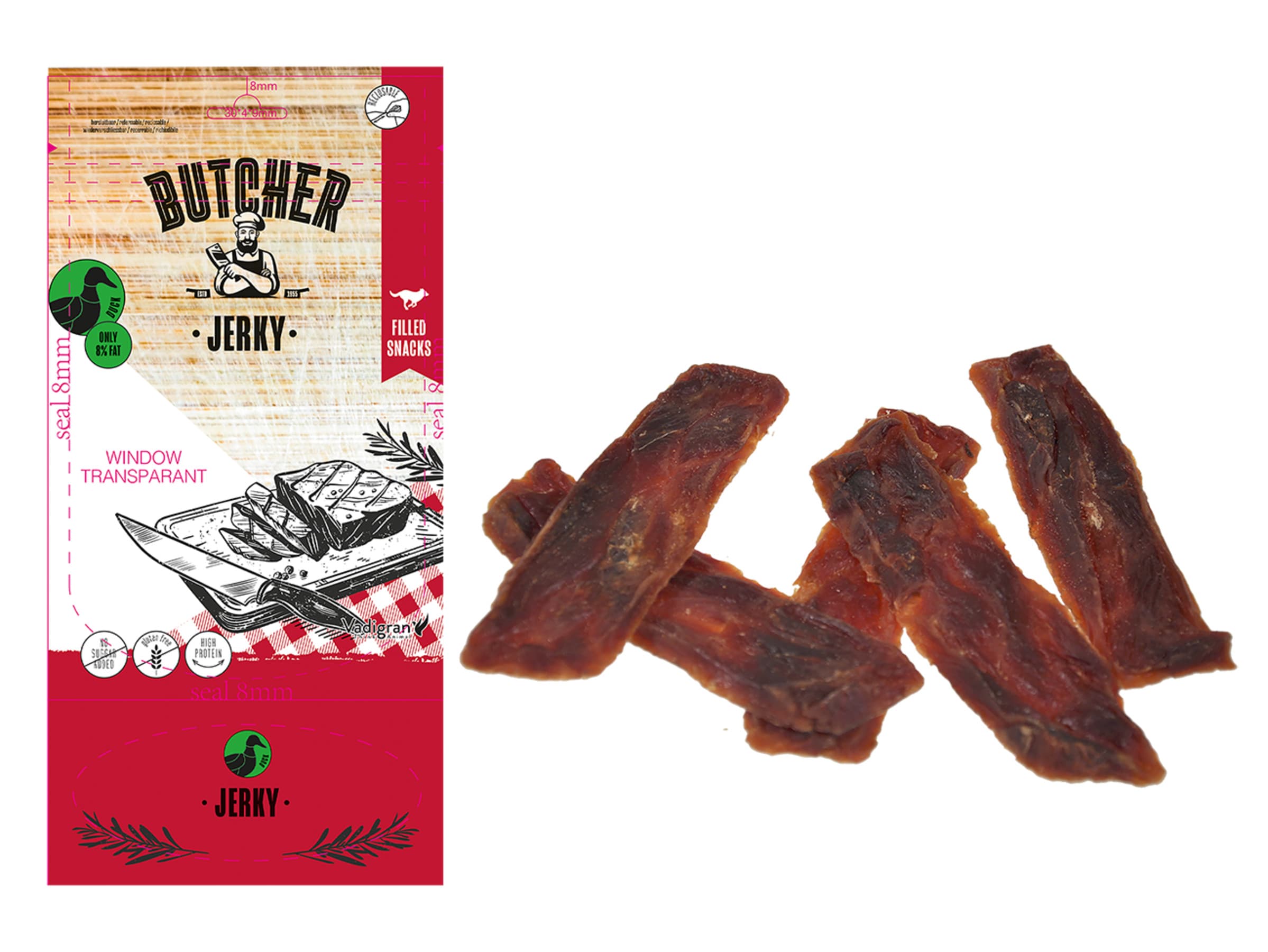 Vadigran Butcher Duck Jerky 113g