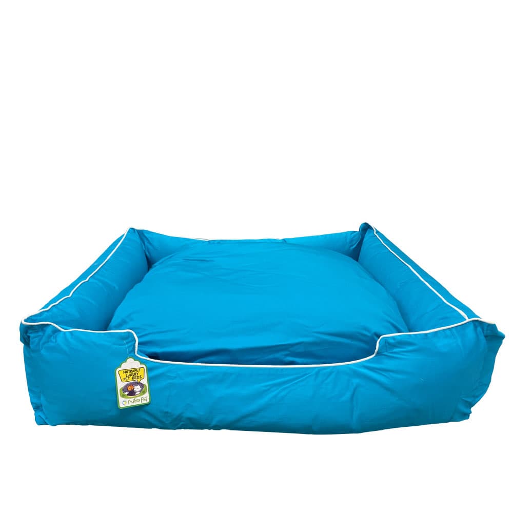 Nutrapet L-84Cm W-74Cm H-26Cm Fragrances Lounger Bed T. Blue M Dog & Cat beds