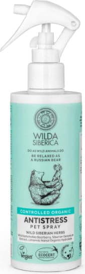 Wilda Siberica. Controlled Organic, Natural & Vegan Antistress pet spray, 250 ml
