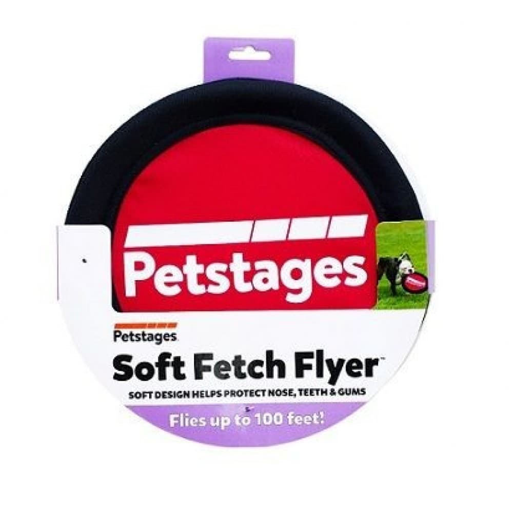 Pet Stages Soft Fetch Flyer Red LG
