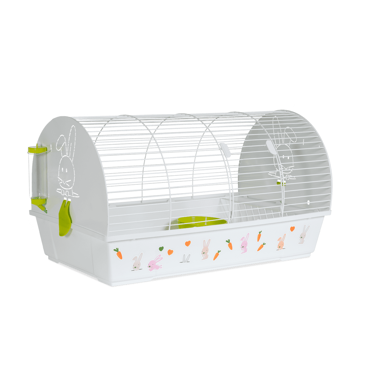 Voltrega Spain Rabbit Cage 990 White Fuchsia