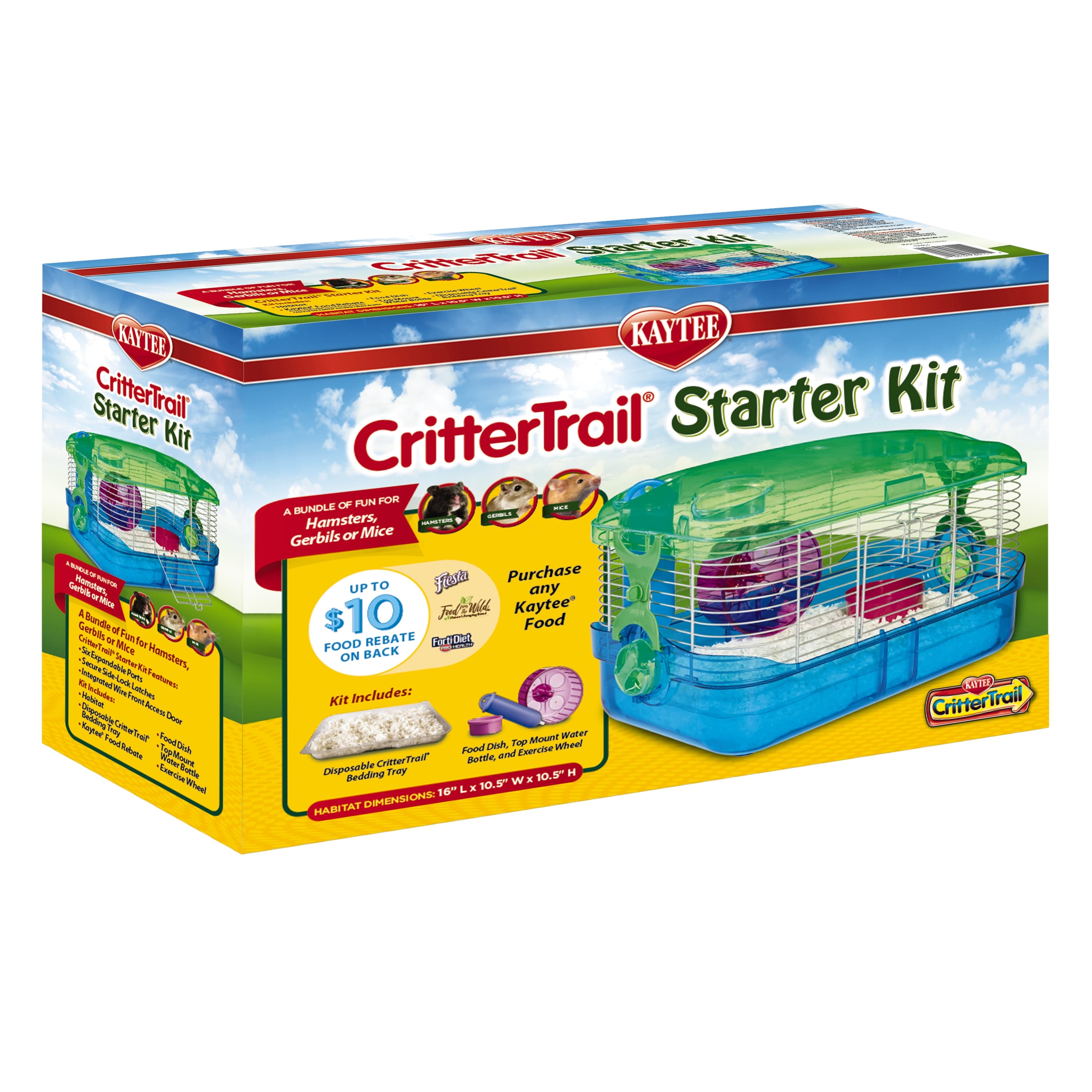 Kaytee Crittertrail Starter Kit Rebate 6/Cs Crittertrail And Critterhome Habitats