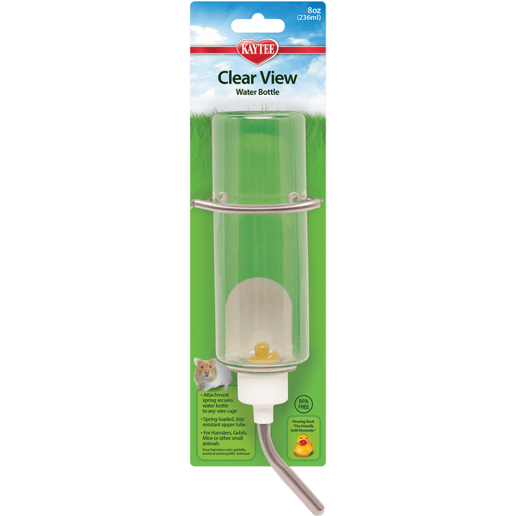 Kaytee Clearwater Bottle Single 6/12Mpk 8Oz Feeders And Water Bottles