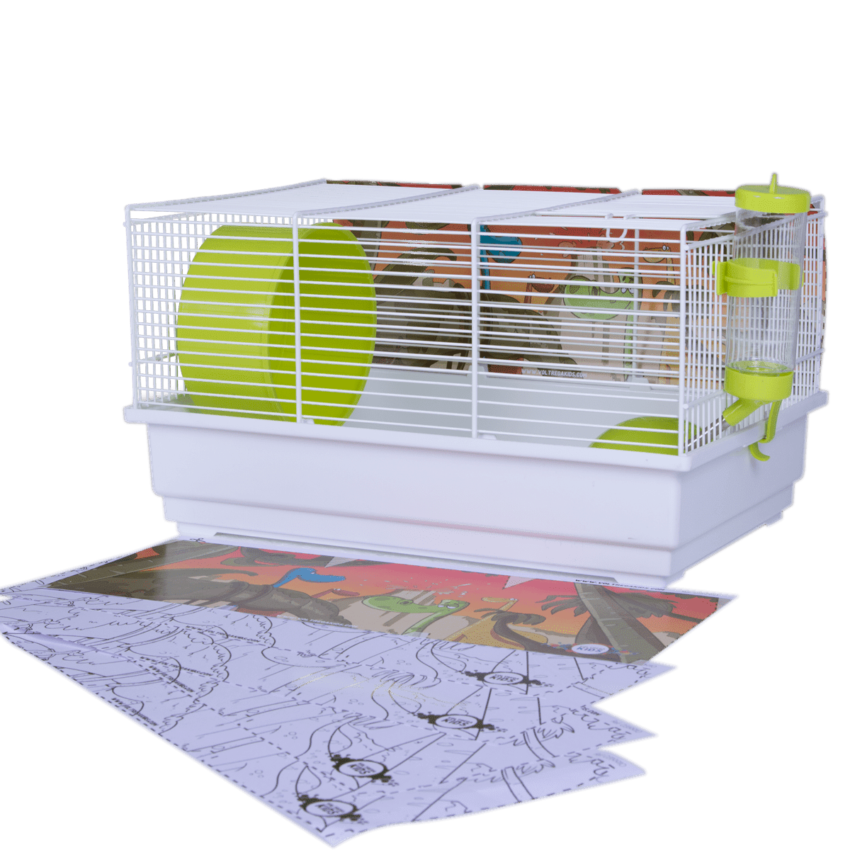 Voltrega Spain Hamster Kit 113B + Paint Cut Dinos