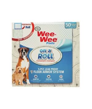 Four Paws Wee-Wee Pad Roll Paisley 50 count - Pop Up Dispenser 22 and x 23 and