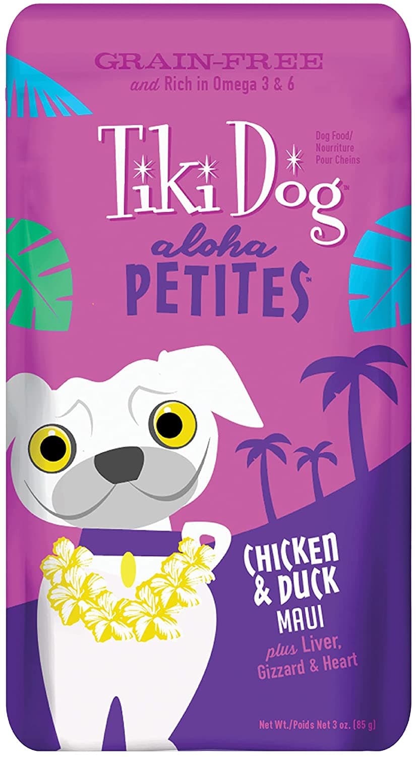 Tiki Dog Aloha Petites Wet Dog Food Chicken & Duck Maui - 3.5 oz. can