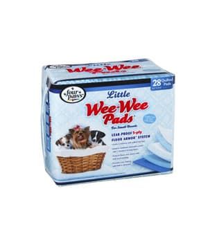 Four Paws Wee-Wee Pads for Little Dogs 28pads 16.5x 23.5 inches