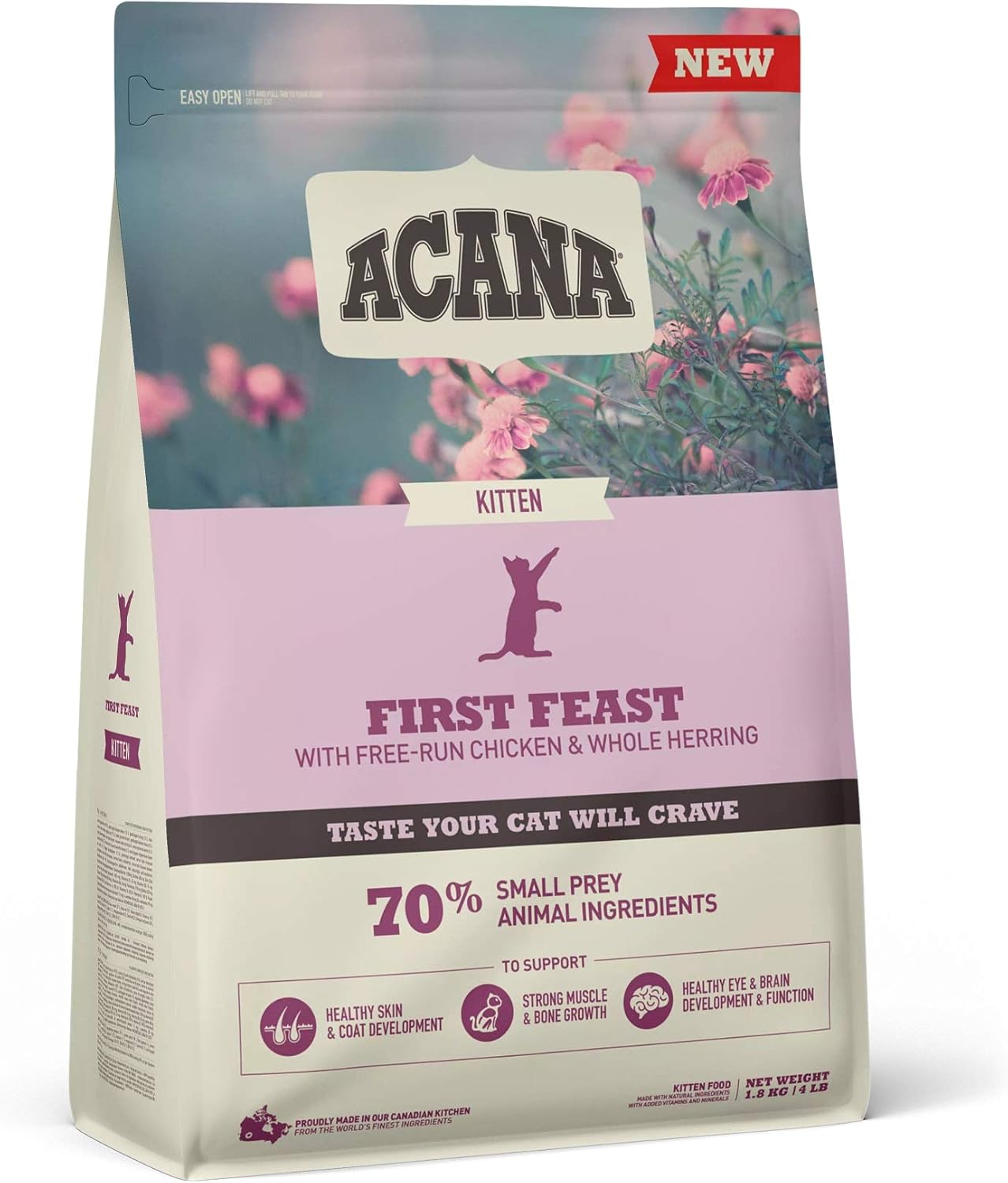 Acana Chicken with Herring First Feast Kitten Dry Cat Food 1.8kg