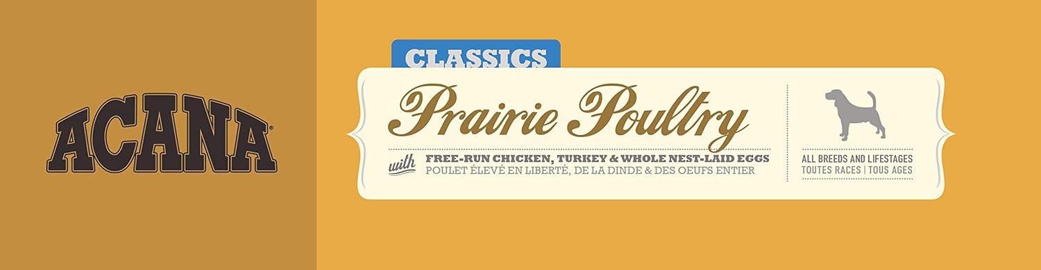 Acana Classic Prairie Poultry Recipe Dry Dog Food - 14.5Kg