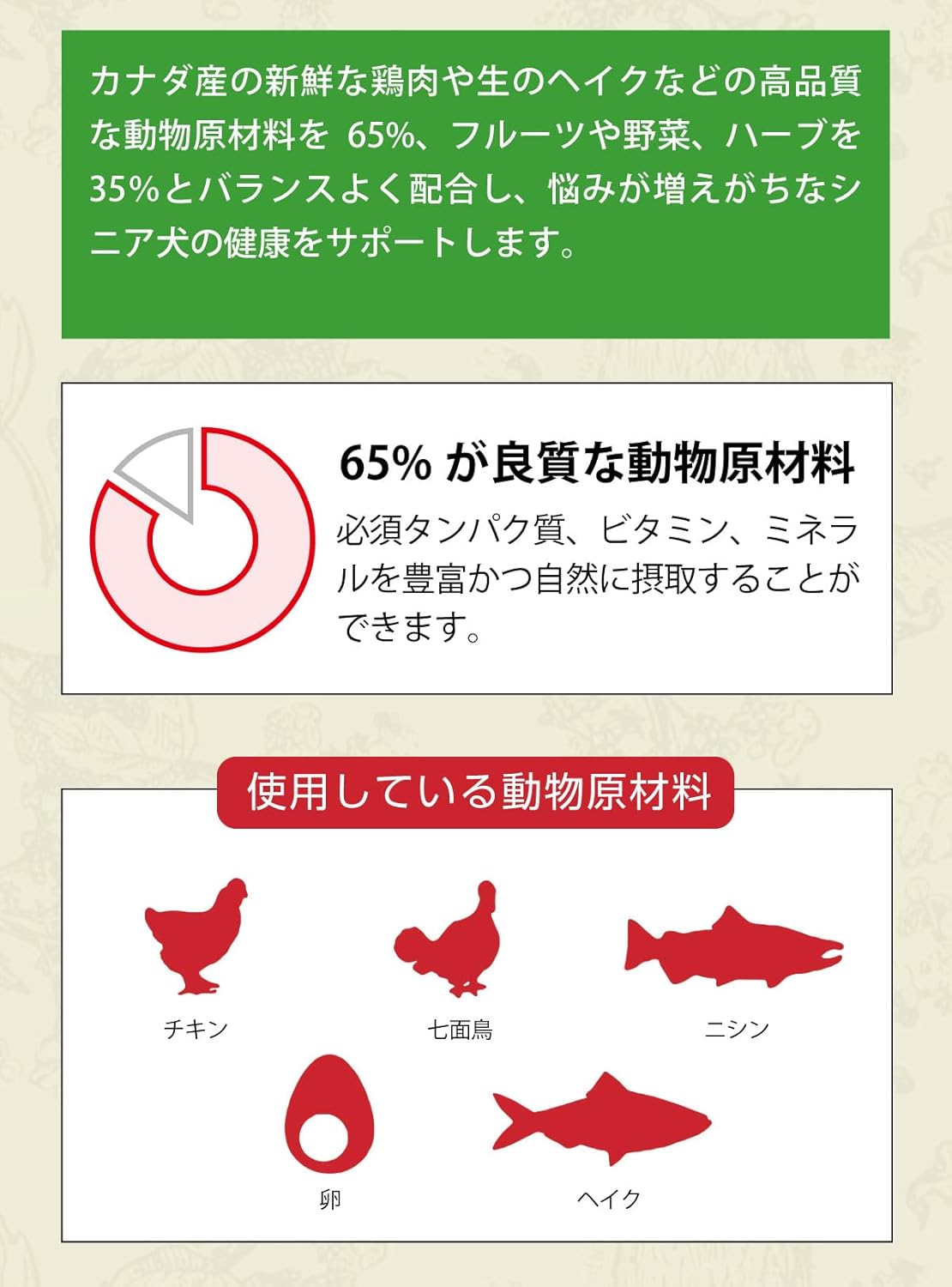 Acana Senior Recipe Dry Dog Food - 2Kg