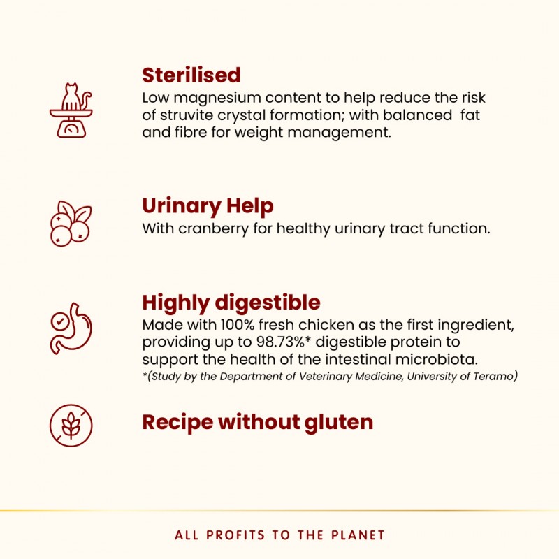 Almo Nature Adult Sterilised - Chicken Dry Food 300 g