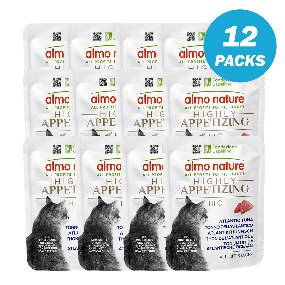Almo Nature Highly Appetizing Atlantic Tuna Wet food 50 g - Pack of 12