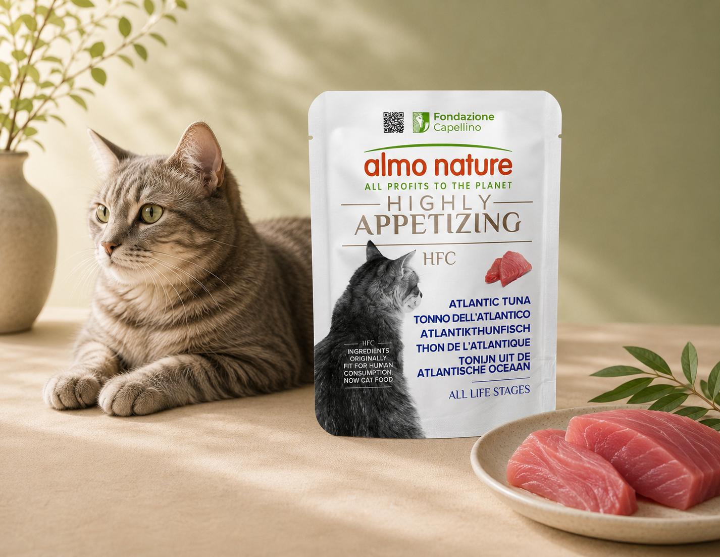 Almo Nature Highly Appetizing Atlantic Tuna Wet food 50 g - Pack of 12