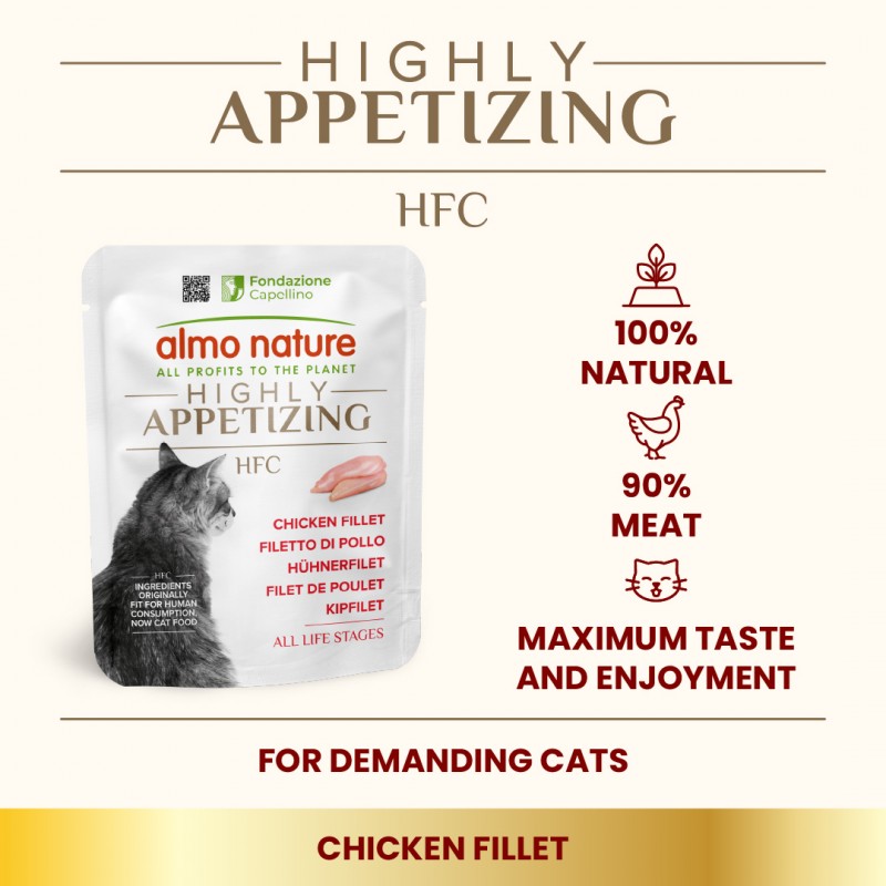 Almo Nature Highly Appetizing Chicken Fillet Wet food 50 g