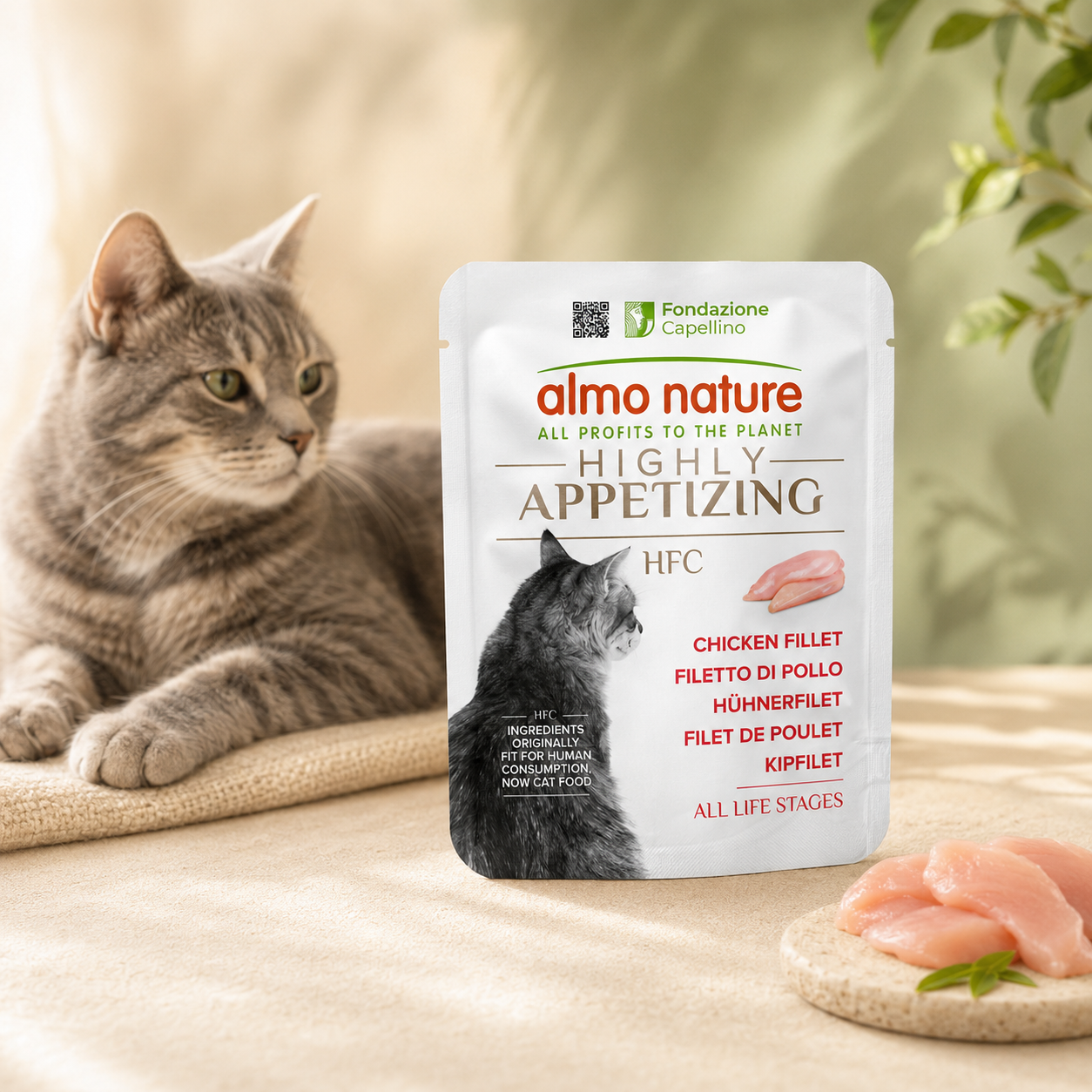 Almo Nature Highly Appetizing Chicken Fillet Wet food 50 g - Pack of 12