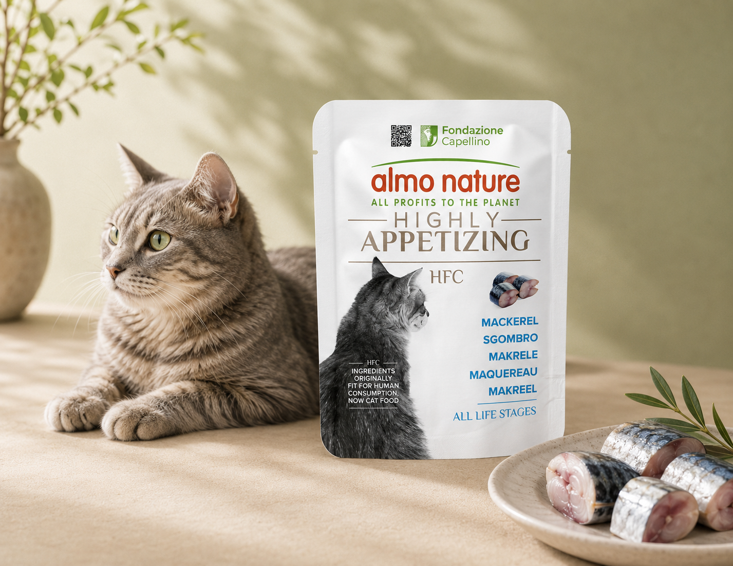 Almo Nature Highly Appetizing Mackerel Wet food 50 g - Pack of 12