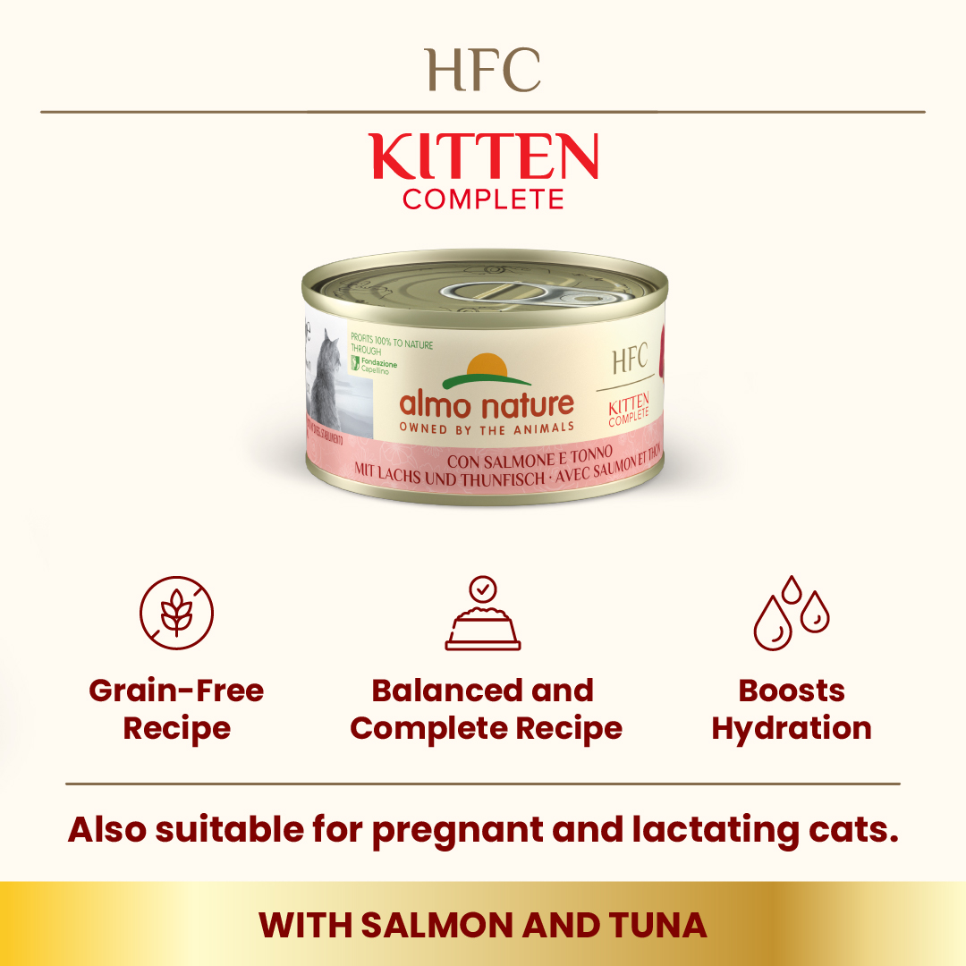Almo Nature Kitten - Salmon and Tuna Wet food 70 g