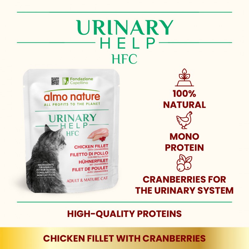 Almo Nature Urinary Help Chicken Fillet with Cranberries Wet food 50 g