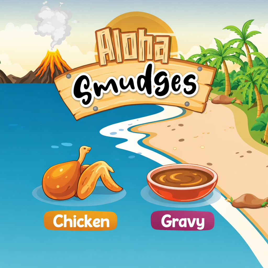 Aloha Smudges Chicken Adult Cat wet food in Gravy 85g Pouch Pack of 12
