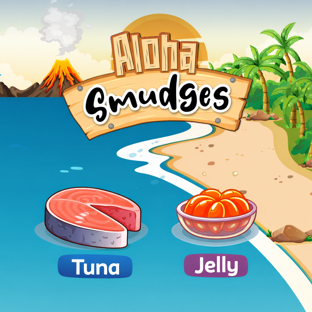 Aloha Smudges Tuna Adult Cat wet food in Jelly 85g Pouch Pack of 12
