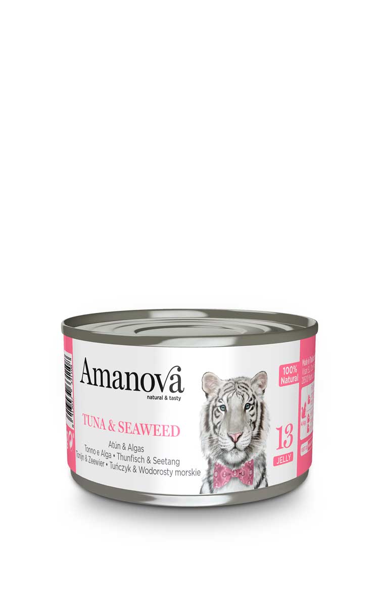 Amanova Canned Cat Tuna & Seaweed Jelly - 70g