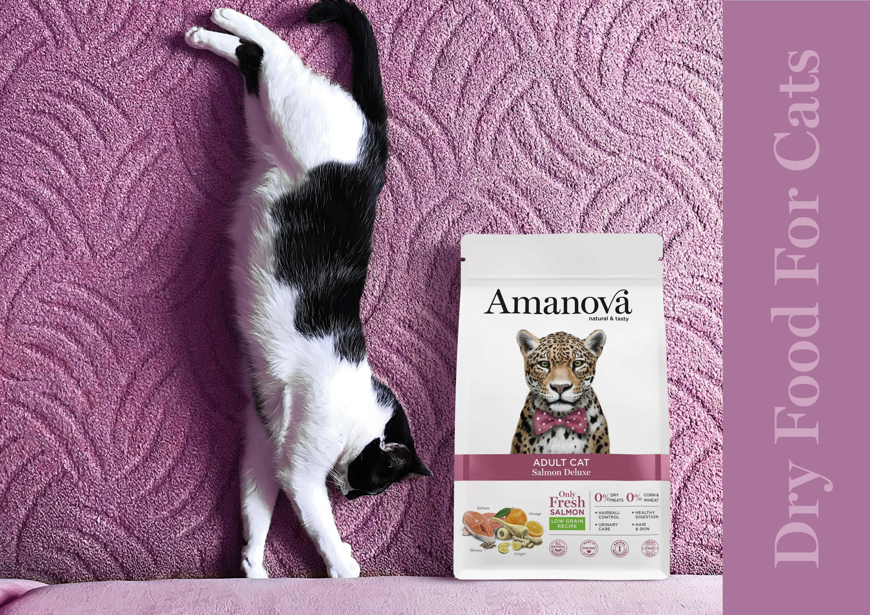 Amanova Dry Adult Cat Fish Delicacy White fish - 1.5kg