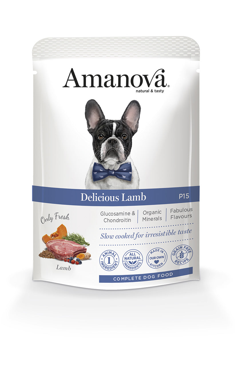 Amanova Pouch Adult Delicious Lamb Wet Food 100g. P15