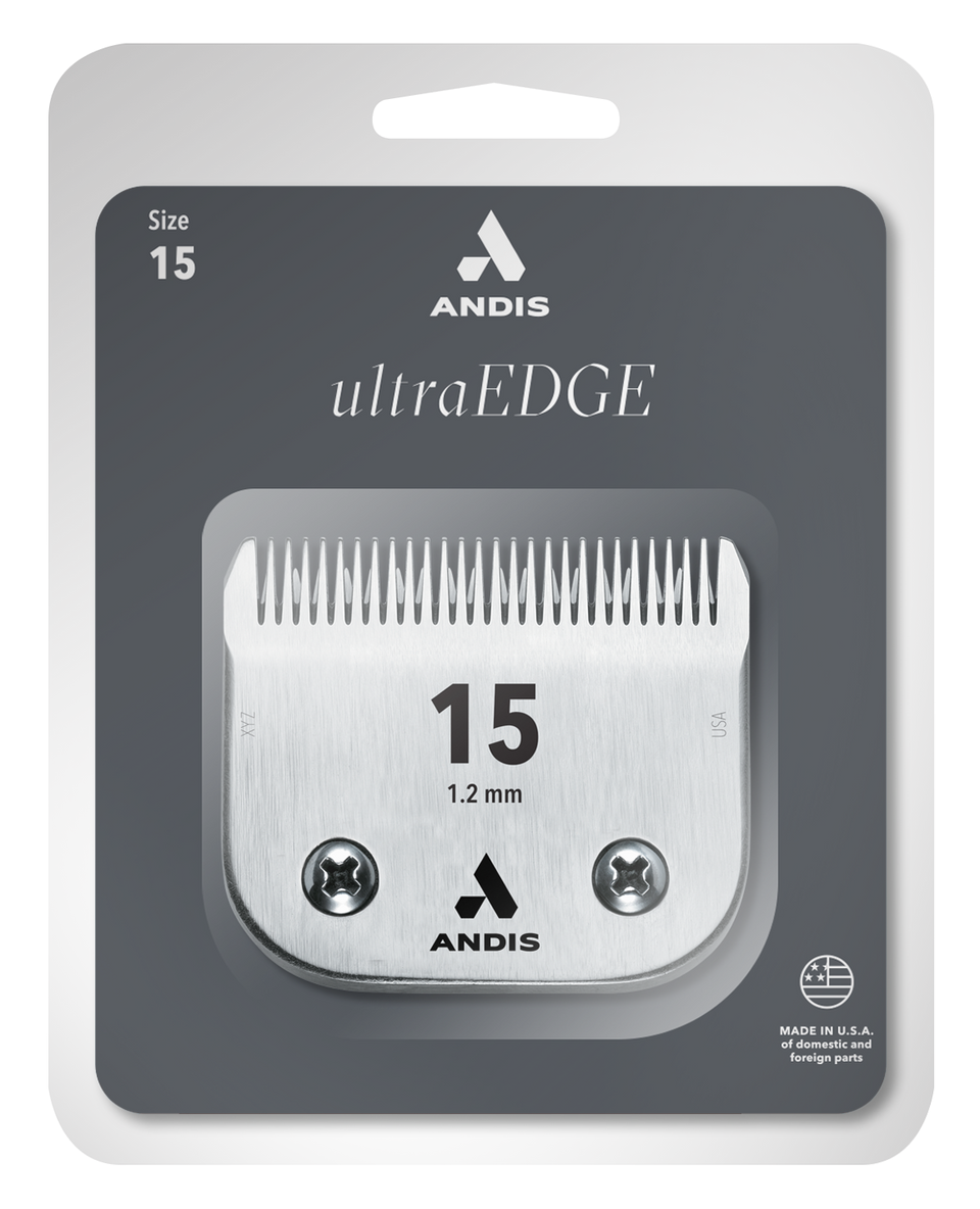 Andis #15 UltraEdge® Blade Set, 3/64" - 1.2 mm