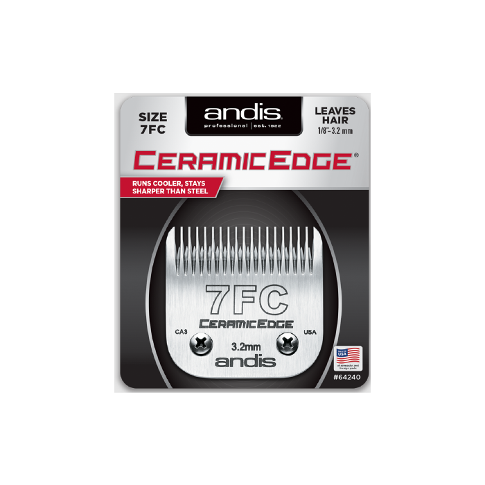 Andis CeramicEdge® Detachable Blade, Size 7FC/3.2mm