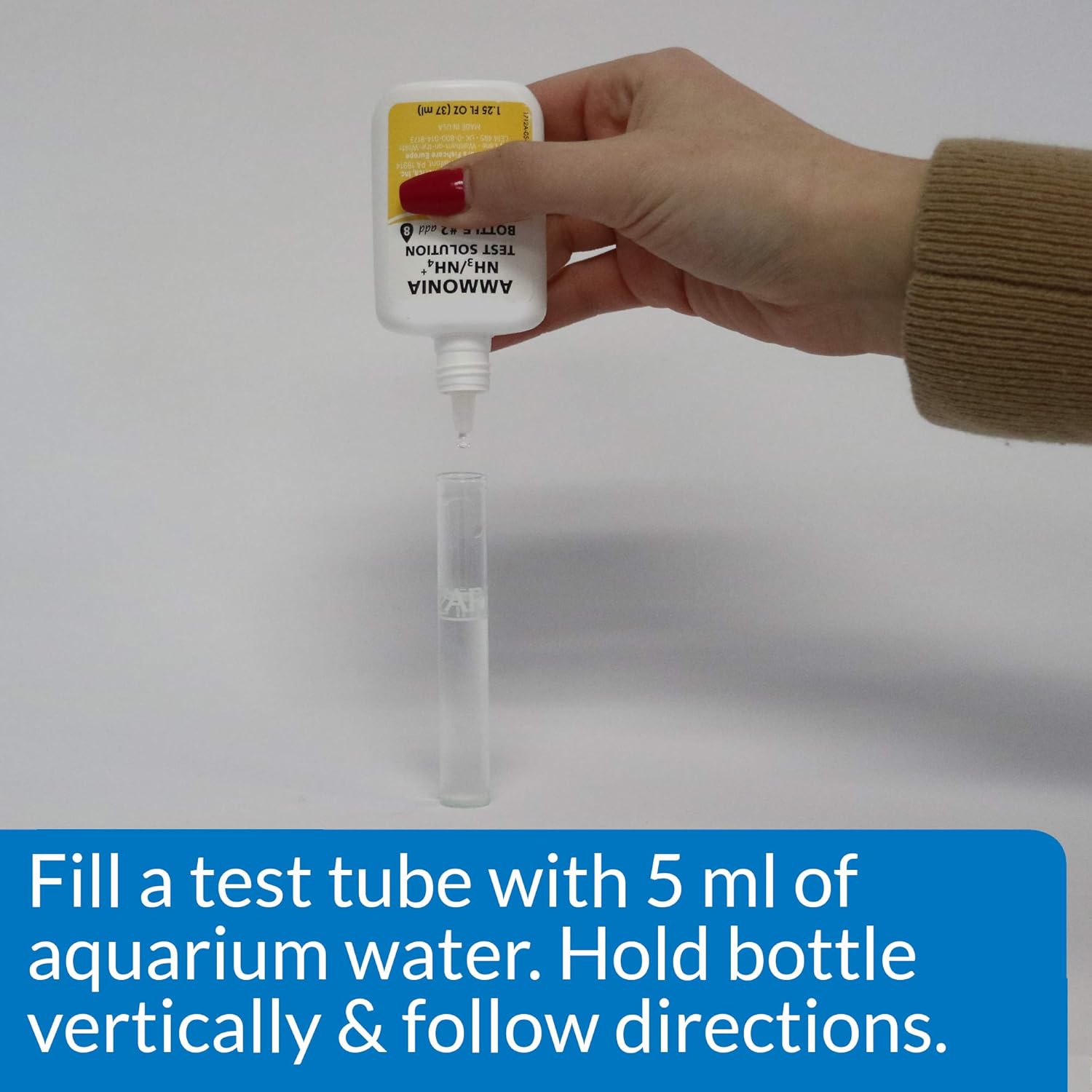 API Ammonia Test Kit, 130 count