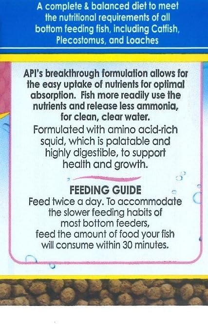 API Bottom Feeder Pellets With Squid 1.3 oz