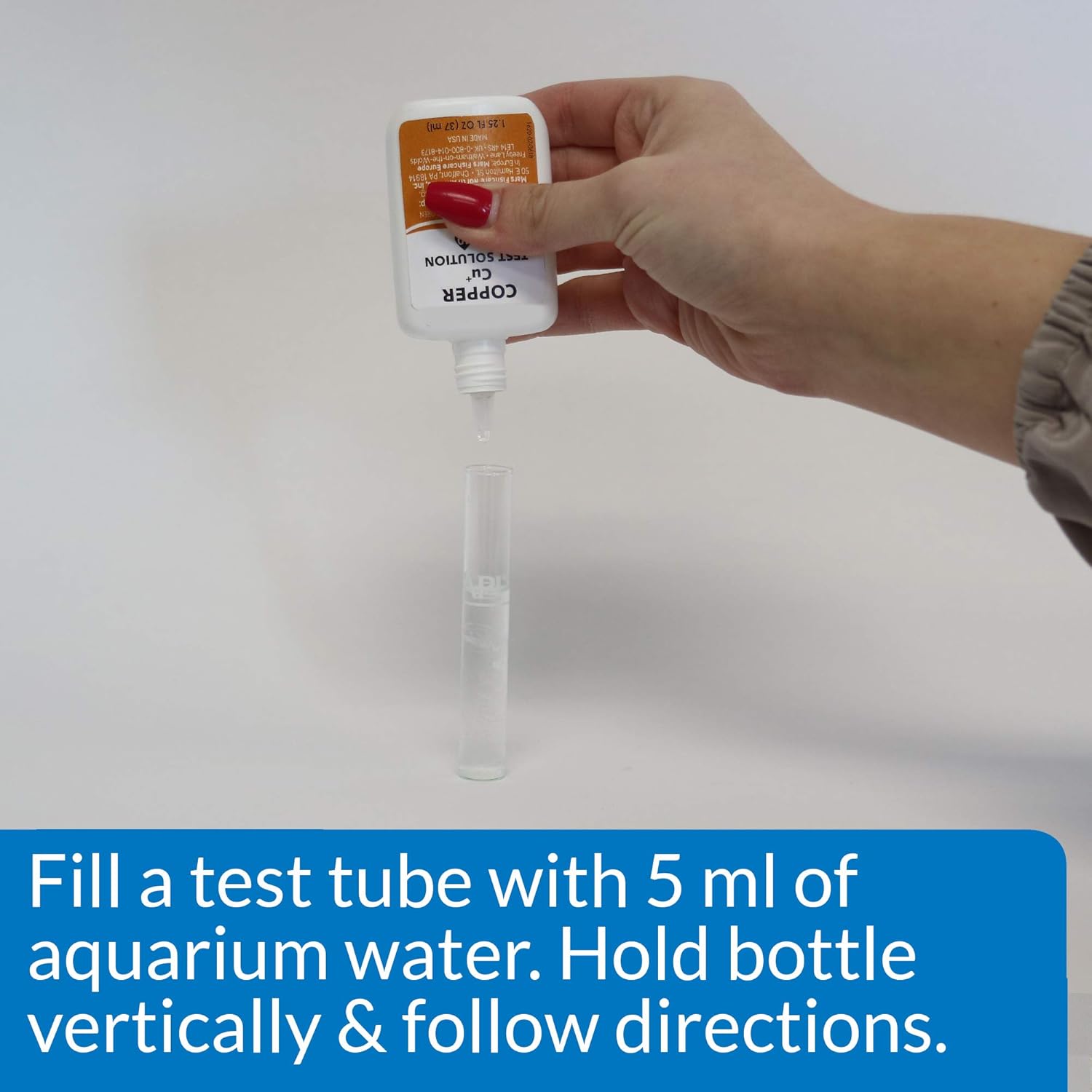 API Copper Cu+ Freshwater & Saltwater Aquarium Test Kit, 90 count