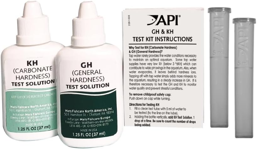 API Gh & Kh General & Carbonate Hardness Test Kit
